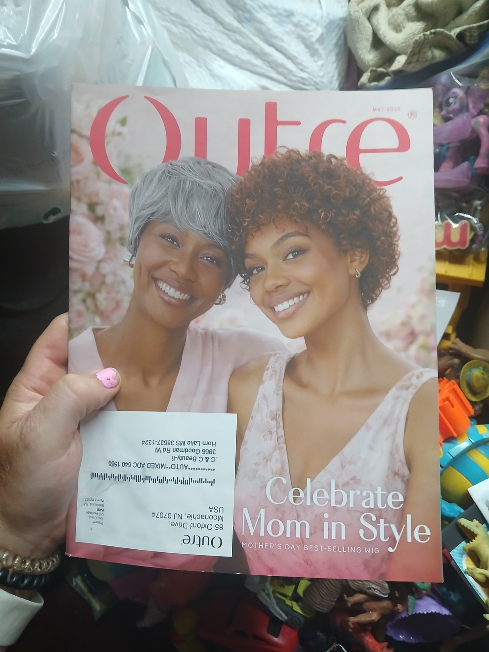 Outre beauty magazine from May 2020 titled "Celebrate Mom in Style,
